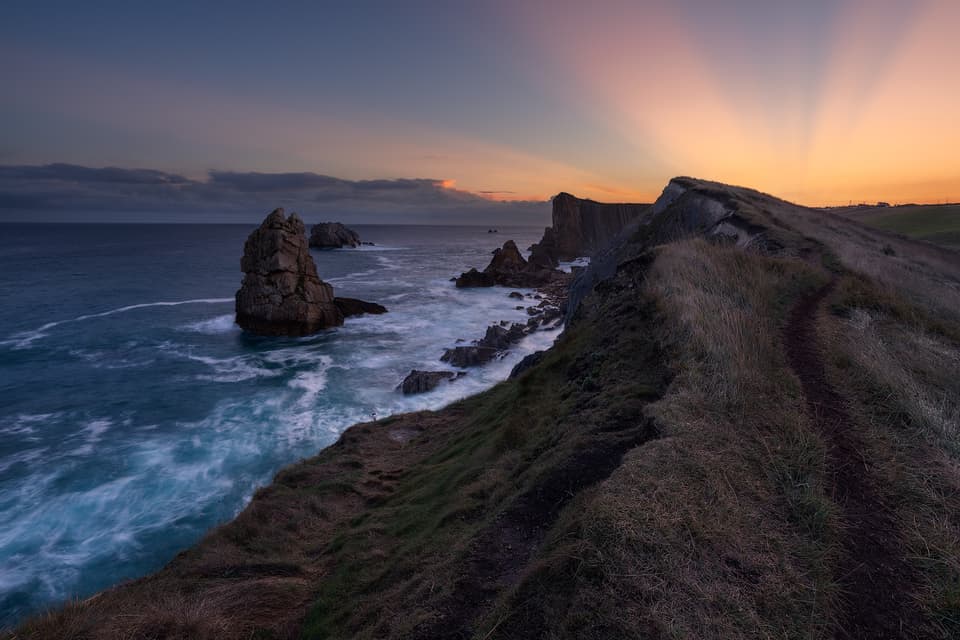 Crepusuclar Rays - Northern Spain – photo by Benjamin Weise